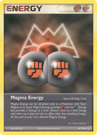 Magma Energy (87/95) [Team Magma vs Team Aqua] Reverse Holofoil - Uncommon