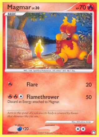 Magmar (54/123) [Mysterious Treasures] - Uncommon