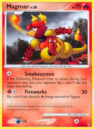 Magmar (65/147) [Supreme Victors] Reverse Holofoil - Uncommon