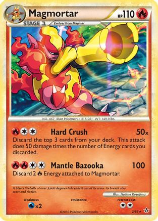 Magmortar (002/95) [Unleashed] Reverse Holofoil - Holo Rare