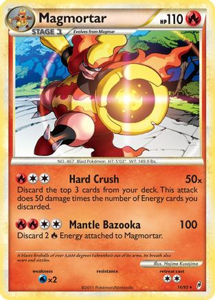 Magmortar (16/95) [Call of Legends] Holofoil - Holo Rare