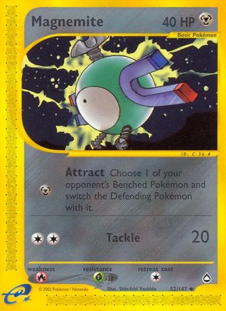 Magnemite (52/147) [Aquapolis] - Uncommon