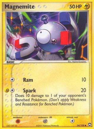 Magnemite (54/108) [Power Keepers] Reverse Holofoil - Common