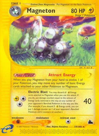Magneton (19/144) [Skyridge] Reverse Holofoil - Rare