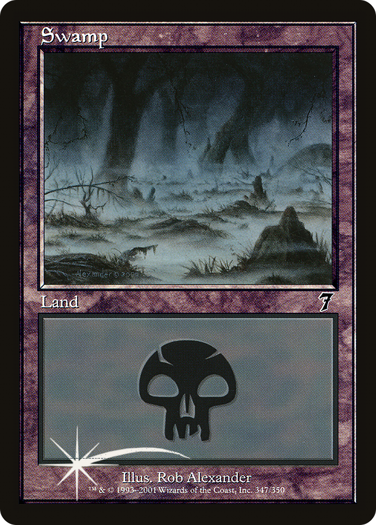 Swamp (7ED-347★) [7th Edition]