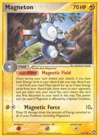 Magneton (16/108) [Power Keepers] Reverse Holofoil - Rare