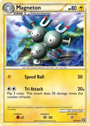 Magneton (43/102) [Triumphant] Reverse Holofoil - Uncommon