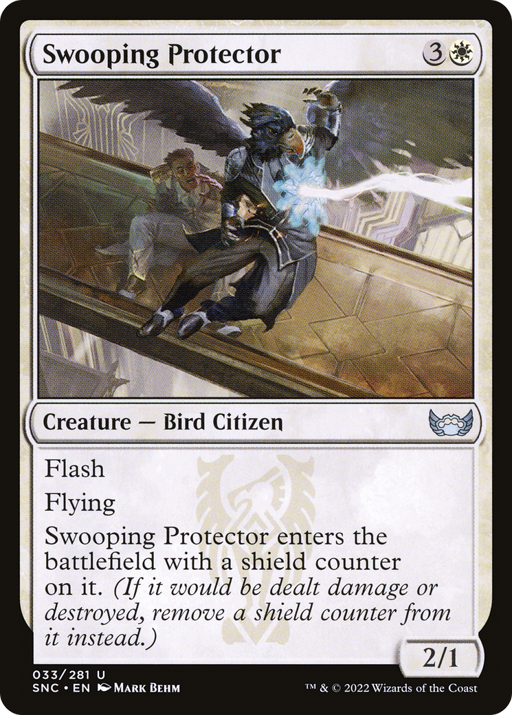 Swooping Protector (SNC-033) [Streets of New Capenna] Foil