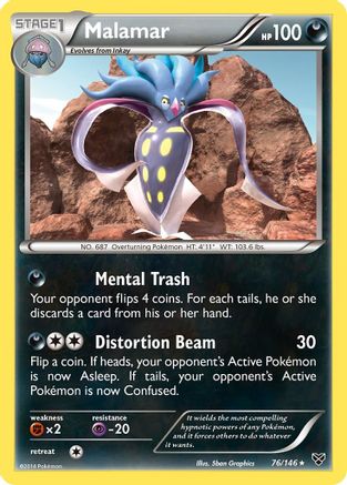 Malamar (76/146) [XY Base Set] - Rare
