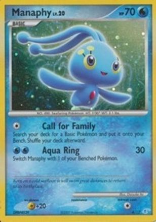 Manaphy (004) [DP Trainer Kit Manaphy & Lucario] Holofoil - Common