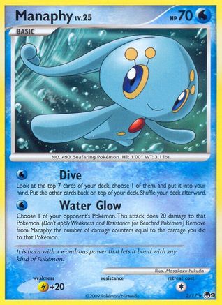 Manaphy (2/17) [POP Series 9] Holofoil - Rare