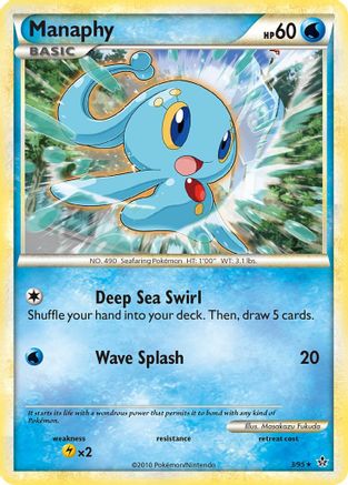 Manaphy (3/95) [Unleashed] Holofoil - Holo Rare