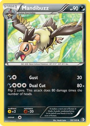 Mandibuzz (93/149) [Boundaries Crossed] Reverse Holofoil - Uncommon