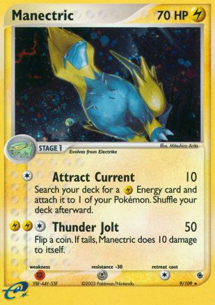 Manectric (9/109) [Ruby and Sapphire] Reverse Holofoil - Holo Rare