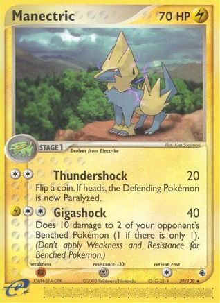 Manectric (39/109) [Ruby and Sapphire] Reverse Holofoil - Uncommon