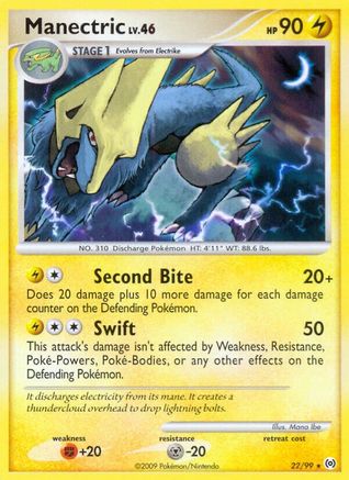 Manectric (22/99) [Arceus] Reverse Holofoil - Rare