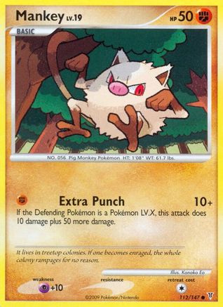 Mankey (112/147) [Supreme Victors] Reverse Holofoil - Common