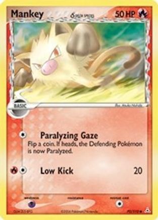 Mankey (Delta Species) (070/110) [Holon Phantoms] - Common