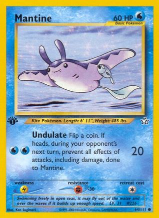Mantine (064/111) [Neo Genesis] 1st Edition - Common