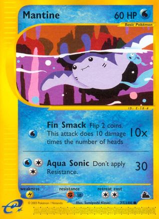 Mantine (77/144) [Skyridge] Reverse Holofoil - Common