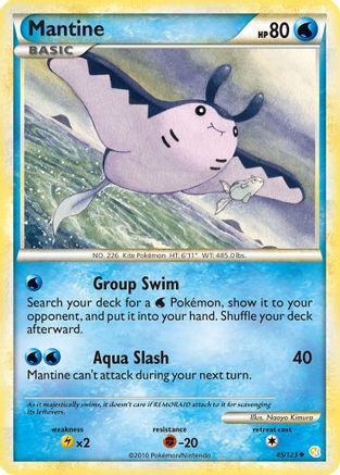Mantine (045/123) [HeartGold SoulSilver] - Uncommon