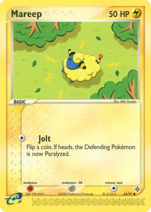Mareep (064/97) [Dragon] Reverse Holofoil - Common