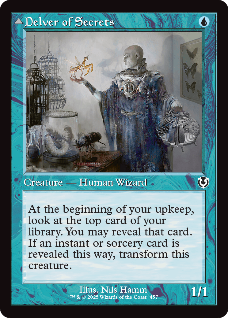 Delver of Secrets (Retro Frame) (INR-457) [Innistrad Remastered] Foil