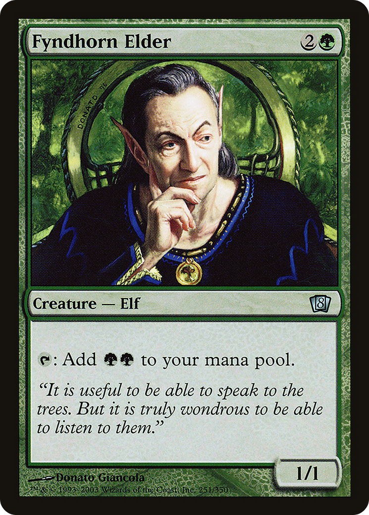 Fyndhorn Elder (8ED-251) [8th Edition]