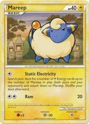 Mareep (#13) (13) [HGSS Trainer Kit Gyarados & Raichu] - Common