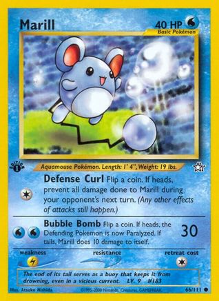 Marill (066/111) [Neo Genesis] 1st Edition - Common