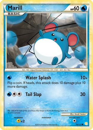 Marill (074/123) [HeartGold SoulSilver] - Common