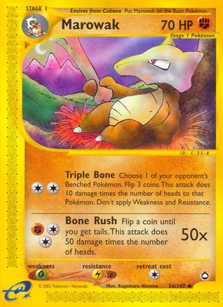 Marowak (54/147) [Aquapolis] - Uncommon