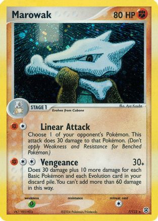 Marowak (7/112) [FireRed & LeafGreen] - Holo Rare