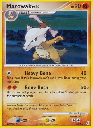 Marowak (063/146) [Legends Awakened] - Uncommon