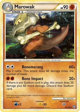 Marowak (044/102) [Triumphant] - Uncommon