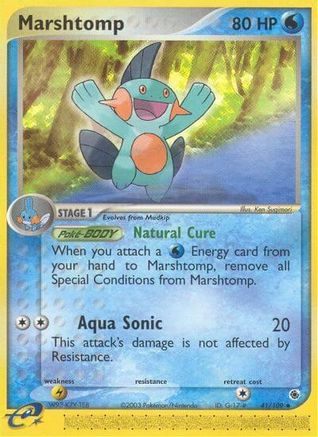 Marshtomp (41/109) [Ruby and Sapphire] Reverse Holofoil - Uncommon