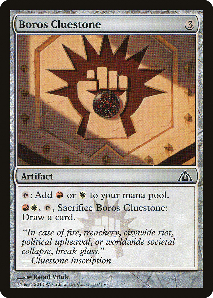 Boros Cluestone (DGM-137) [Dragon's Maze]