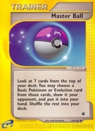 Master Ball (143/165) [Expedition] Reverse Holofoil - Uncommon