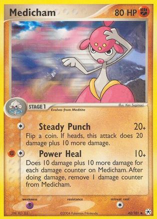 Medicham (42/101) [Hidden Legends] Reverse Holofoil - Uncommon