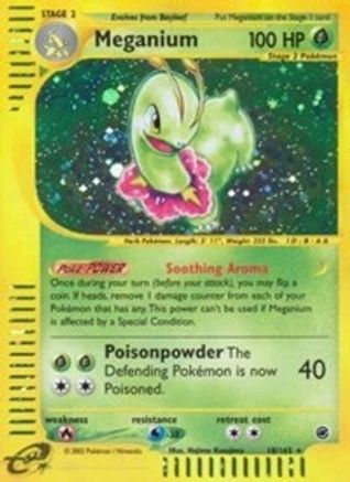 Meganium (18/165) [Expedition] Holofoil - Holo Rare
