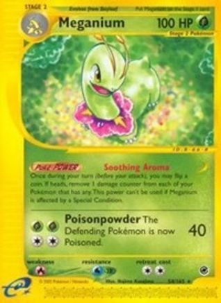 Meganium (54/165) [Expedition] Reverse Holofoil - Rare