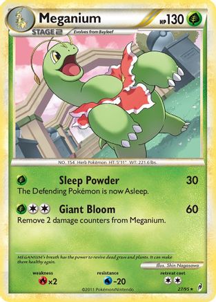Meganium (27/95) [Call of Legends] - Rare