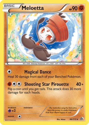 Meloetta (086/113) [Legendary Treasures] - Rare