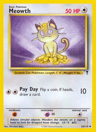 Meowth (53/110) [Legendary Collection] - Uncommon