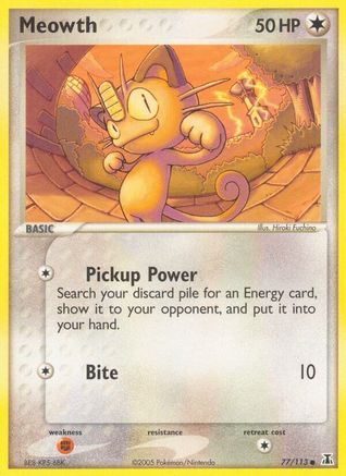 Meowth (077/113) [Delta Species] - Common