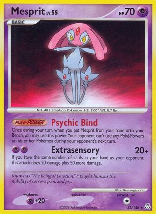 Mesprit (034/146) [Legends Awakened] Reverse Holofoil - Rare