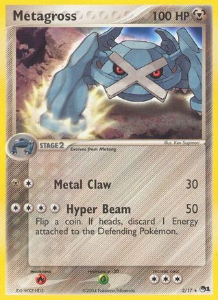 Metagross (002/17) [POP Series 1] Holofoil - Rare