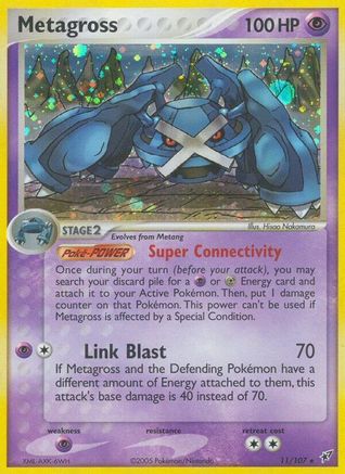 Metagross (11/107) [Deoxys] Reverse Holofoil - Holo Rare