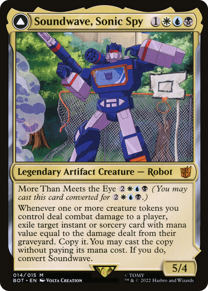 Soundwave, Sonic Spy (BOT-014) [Transformers] Foil