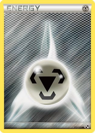 Metal Energy (Basic) (112/114) [Black and White] Reverse Holofoil - Common